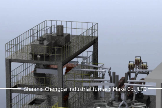 तीन तरफ़ा उत्प्रेरक उपचार विद्युत भट्ठी उपकरण