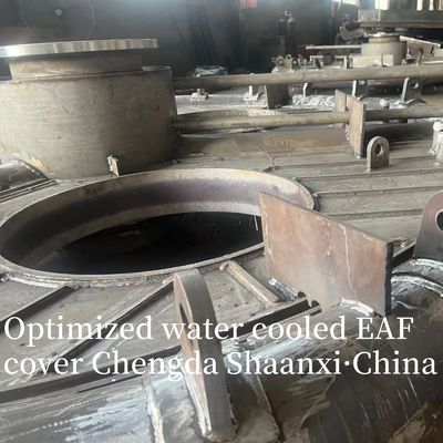 इलेक्ट्रिक फर्नेस वाटर-कूल्ड फर्नेस कवर / भारी शुल्क अनुप्रयोगों के लिए अनुकूलित वाटर कूल्ड ईएएफ कवर