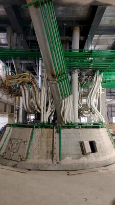 10000KVA मध्यम निम्न कार्बन फेरोमैंगनीज रिफाइनिंग फर्नेस सबमर्ज्ड आर्क स्मेल्टिंग तकनीक के साथ