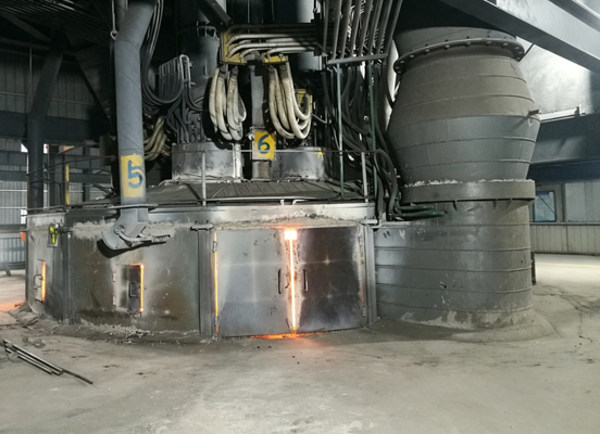 कोयला गैंग फ्यूज्ड मुलाइट इलेक्ट्रिक आर्क फर्नेस 4000kVA मुलाइट रिफ्रैक्टरी स्मेल्टिंग उपकरण ठोस अपशिष्ट पुनर्चक्रण